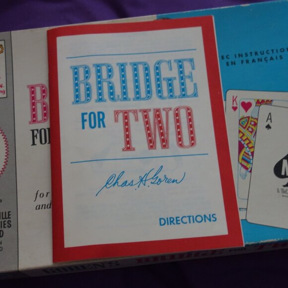 Vintage 1964  Milton Bradley Goren's Bridge for Two R4401 For Ages 12 To Adult - Picture 10 of 16